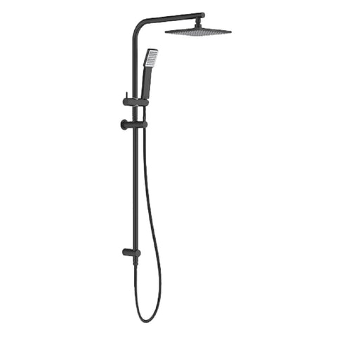 Abey Gareth Asthon Overhead Shower & Handshower Square Ensemble Black RHB08-B