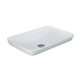 Fienza Rak Variant Rectangle Semi Inset Basin 550x360mm Alpine Gloss White RKB550