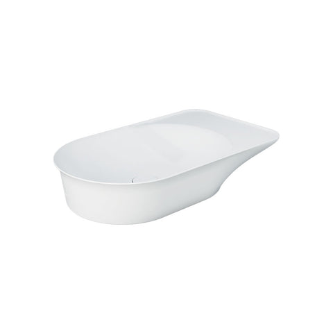 Fienza Rak Valet Oval Above Counter Basin 640x360mm Matte White RKB640MW