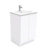 Fienza Rotondo Fingerpull On Kickboard Vanity (1 Taphole) 600mm Gloss White ROT60C