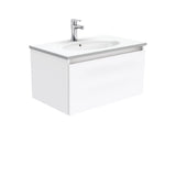 Fienza Rotondo Manu Wall Hung Vanity (1 Taphole) 750mm Gloss White ROT75H