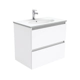 Fienza Rotondo Quest Wall Hung Vanity (1 Taphole) 750mm Gloss White ROT75Q