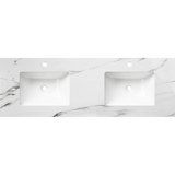 Otti Rock Plate Stone Top 1800x465x15mm (12 O'Clock Taphole) w/ Undermount Basin Mont Blanc RP184CA-UB
