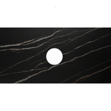 Otti Rock Plate Above Counter Stone Top 600x465x15mm (No Taphole) Empire Black RP64EB-130