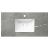 Otti Rock Plate Stone Top 600x465x15mm (12 O'Clock Taphole) w/ Undermount Basin Amani Grey RP64G-UB
