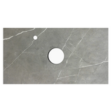 Otti Rock Plate Above Counter Stone Top 750x465x15mm (10 O'Clock Taphole) Amani Grey RP74G-10TH