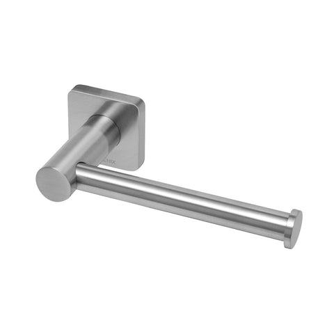 Phoenix Radii Toilet Roll Holder Square Plate Stainless Steel RS892-51