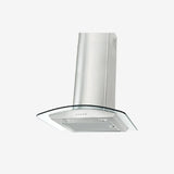 Robinhood Rangehood 600mm (800m3/hr) Clear Glass Canopy Stainless Steel RWV3CL60G