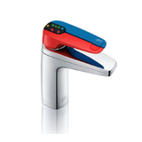 Billi Quadra Plus 5 XL Filter Tap & Gooseneck Mixer Chrome (Red & Blue Levers) 904025LGRB