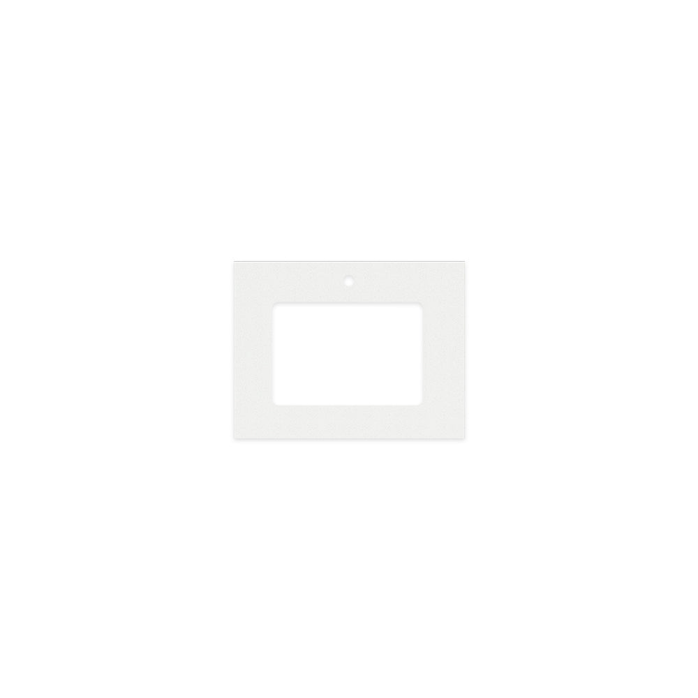 Fienza Undermount Vanity Bench Top 600mm (1 Taphole) Silica Free Roman Sand 502-113-SF