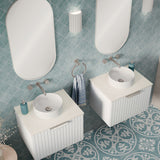 Fienza Roman Sand 600mm Stone Top (No Taphole) Silica Free 502-101-SF