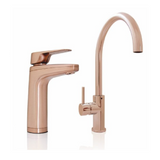 Billi Quadra Sparkling Plus 15 XL Filter Tap & Gooseneck Mixer Rose Gold 906105LGRG