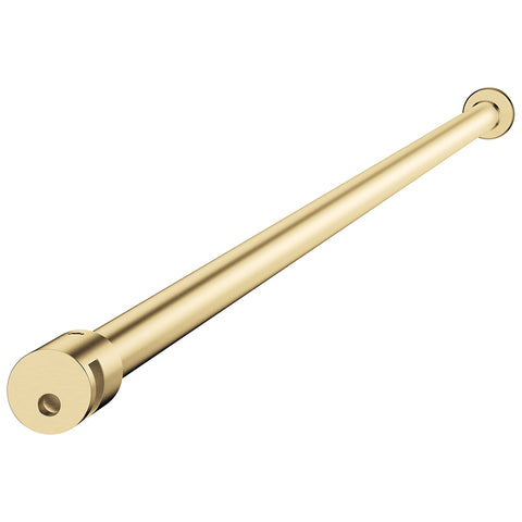 Fienza Round Horizontal Support Arm 1200mm (Suits Fixed Panels Over 1m) Brushed Gold S-ARM-BG