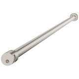 Fienza Round Horizontal Support Arm 1200mm (Suits Fixed Panels Over 1m) Brushed Nickel S-ARM-BN