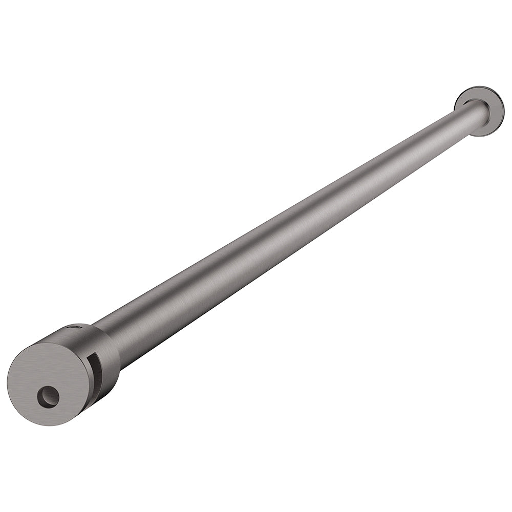 Fienza Round Horizontal Support Arm 1200mm (Suits Fixed Panels Over 1m) Gunmetal S-ARM-GM