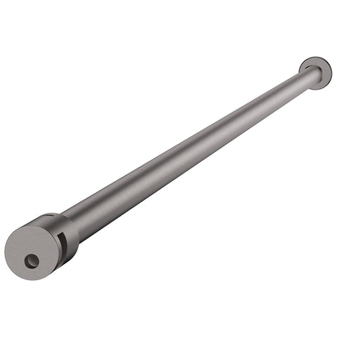 Fienza Round Horizontal Support Arm 1200mm (Suits Fixed Panels Over 1m) Gunmetal S-ARM-GM