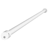 Fienza Round Horizontal Support Arm 1200mm (Suits Fixed Panels Over 1m) White S-ARM-WH