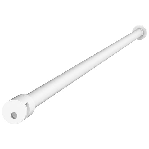 Fienza Round Horizontal Support Arm 1200mm (Suits Fixed Panels Over 1m) White S-ARM-WH