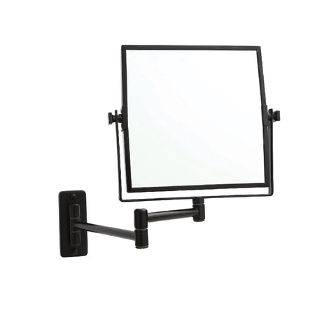 Thermogroup Ablaze Magnifying Mirror Non Lit Wall Mount x5 Matte Black S15SMB