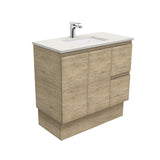 Fienza Sarah Roman Sand Edge On Kickboard Cabinet Right (1 Taphole) 900mm Silica Free Scandi Oak SA90SKR-SF