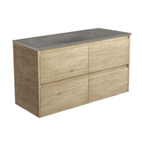 Fienza Satori Amato Wall Hung Vanity 1200mm Scandi Oak SAT120BS