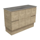 Fienza Satori Edge On Kickboard Vanity 1200mm Scandi Oak SAT120SK