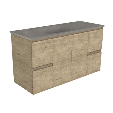 Fienza Satori Edge Wall Hung Vanity 1200mm Scandi Oak SAT120S