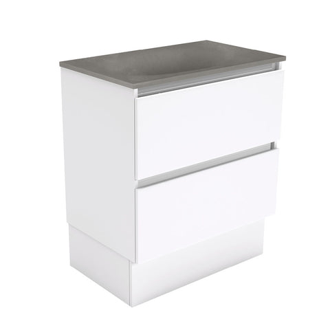 Fienza Satori Quest On Kickboard Vanity 750mm Gloss White SAT75QK