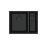Franke Maris 1 and 1/2 Bowl 340/150mm Matte Black Flushmount MRG260SBRMB-B