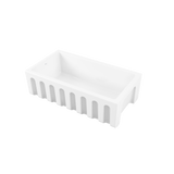Oliveri Sicily Fireclay Farmhouse Single Bowl Sink Topmount/Undermount White 840x460mm SC-WH1980