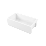 Oliveri Sicily Fireclay Farmhouse Single Bowl Sink Topmount/Undermount White 840x460mm SC-WH1980