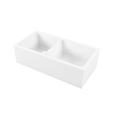 Oliveri Sicily Fireclay Farmhouse 1&3/4 Bowl Sink Topmount/Undermount White SC-WH1984