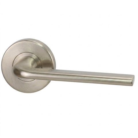 Lockwood Velocity 55 mm Round Privacy Set with L4 Lever Satin Chrome VSR2/L4SC