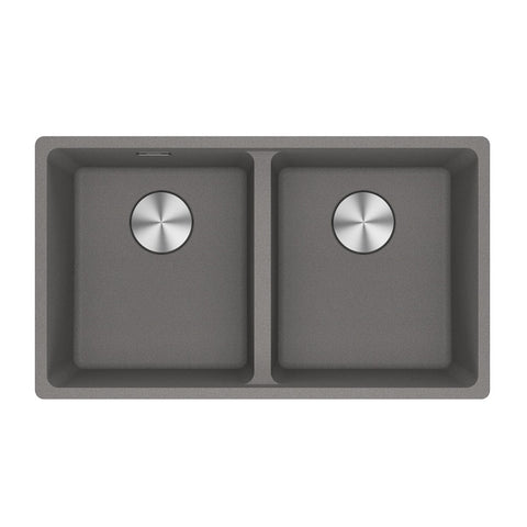 Franke Maris Double Bowl 350/350mm Stone Grey Flushmount MRG220-35SG-B