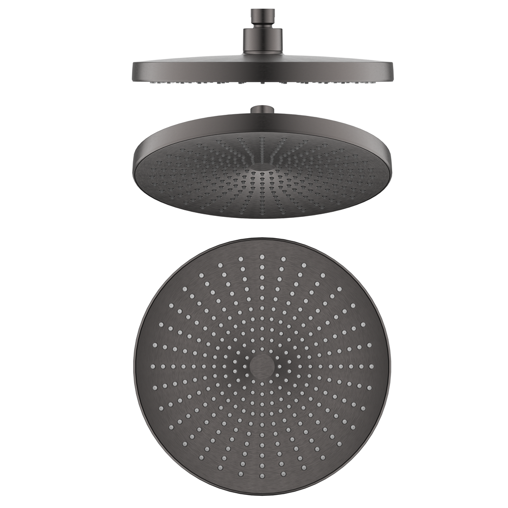 Bella Vista Mica 6H Shower Head Gunmetal SH-6-R-250-GM