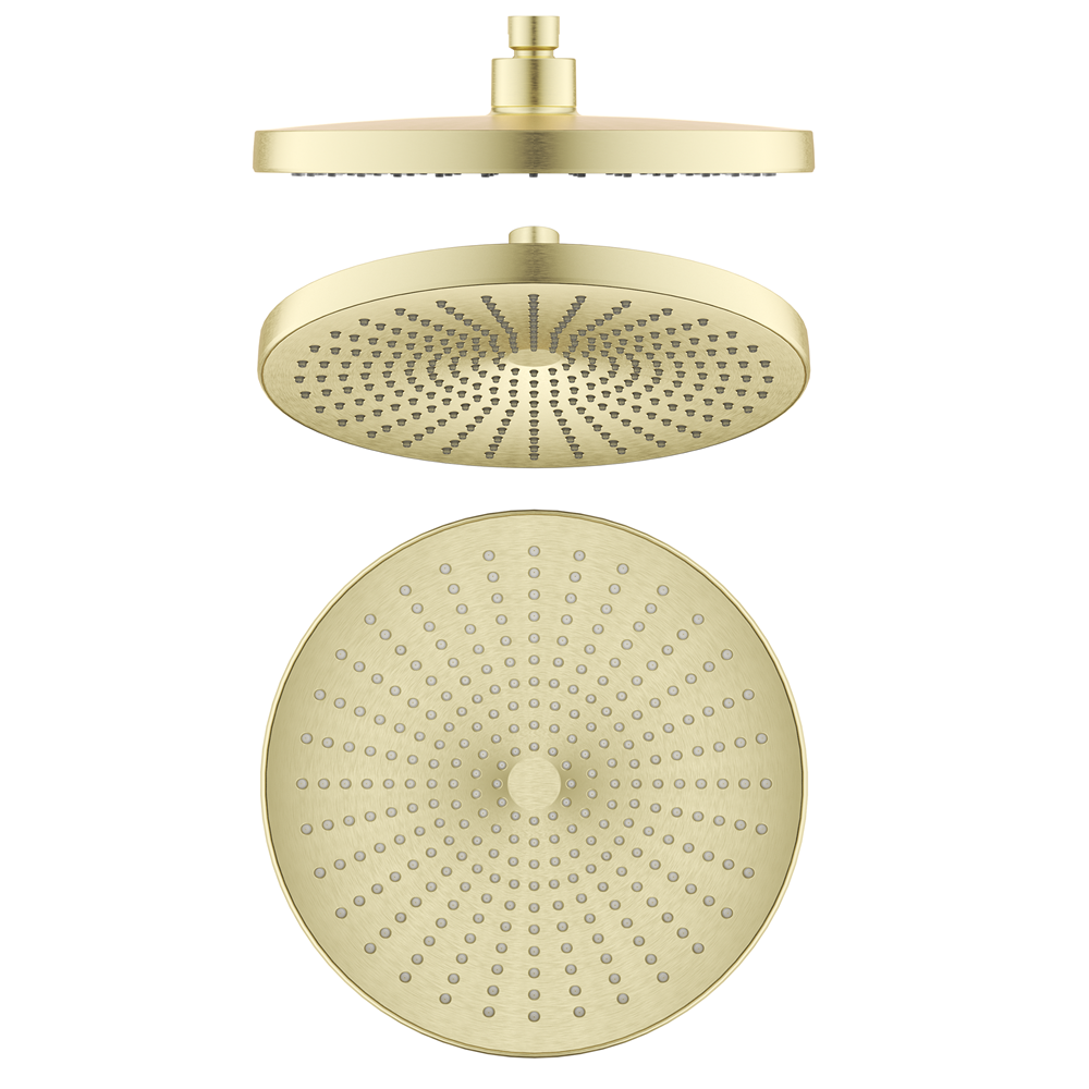Bella Vista Mica 6H Shower Head French Gold SH-6-R-250-FG