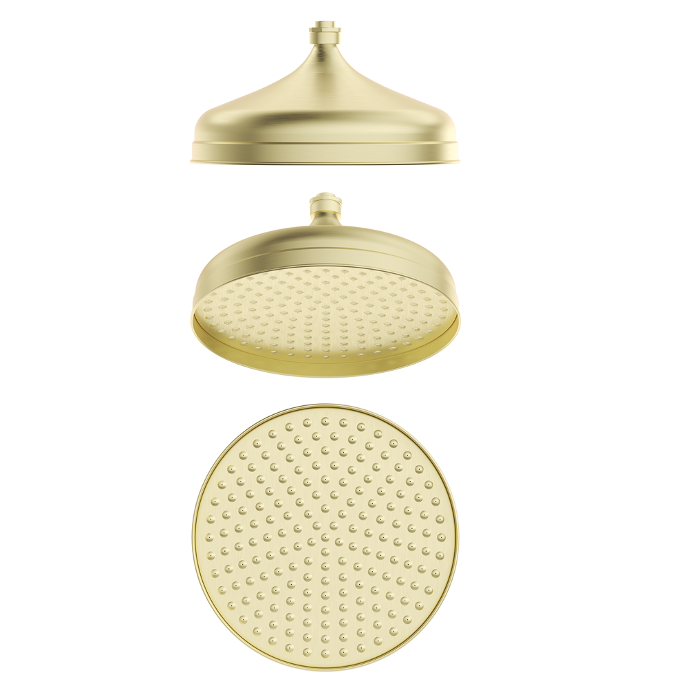Bella Vista Mica Heritage Shower Head French Gold SH-H-300-FG