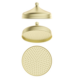 Bella Vista Mica Heritage Shower Head French Gold SH-H-300-FG