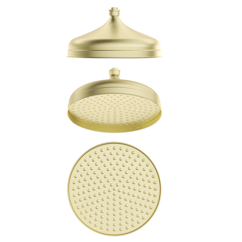 Bella Vista Mica Heritage Shower Head French Gold SH-H-300-FG