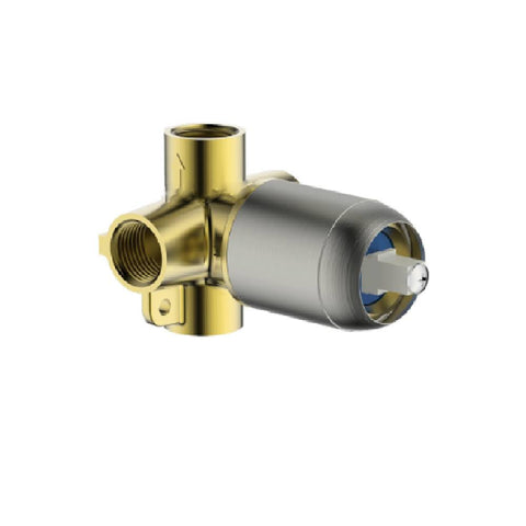 Abey Park Avenue Shower Mixer Internal (In Wall Body) Brushed Nickel SH-INT-BN