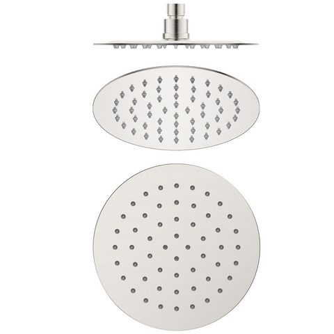 Bella Vista Mica Shower Head Brushed Nickel SH-R-SST-250-BN