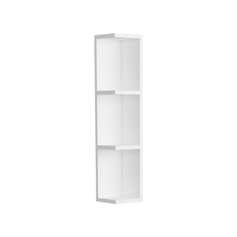 Fienza Side Shelves for Mirror Cabinets 150x720mm Gloss White SH150
