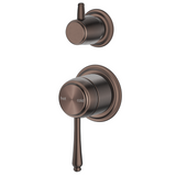 Bella Vista Mica Heritage Shower Mixer Diverter (Trim Kit only) Dusk Bronze SHM-4-DV-2P-DB-TK