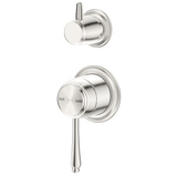 Bella Vista Mica Heritage Shower Mixer Diverter (Trim Kit only) Brushed Nickel SHM-4-DV-2P-BN-TK