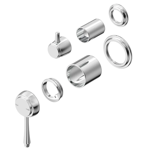 Bella Vista Mica Heritage Shower Mixer Diverter (Trim Kit only) Chrome SHM-4-DV-2P-CP-TK