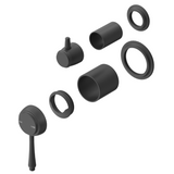 Bella Vista Mica Heritage Shower Mixer Diverter (Trim Kit only) Black SHM-4-DV-2P-BLK-TK