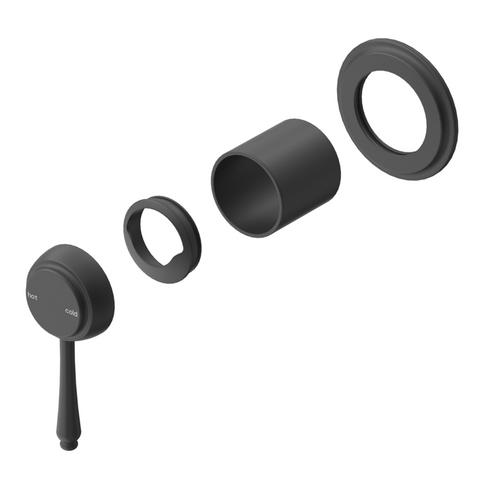 Bella Vista Mica Heritage Shower Mixer (Trim Kit only) Black SHM-4-BLK-TK