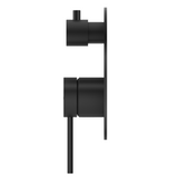 Bella Vista Mica Shower Mixer Diverter 1P (Trim Kit only) Black SHM-5-DV-BLK-TK