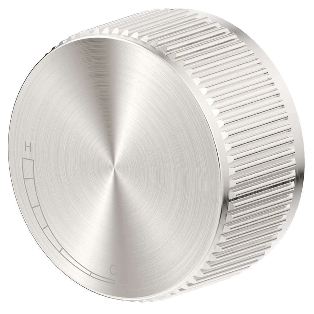 Bella Vista Mica Fluted Progressive Shower Mixer Brushed Nickel SHM-6-PROG-BN