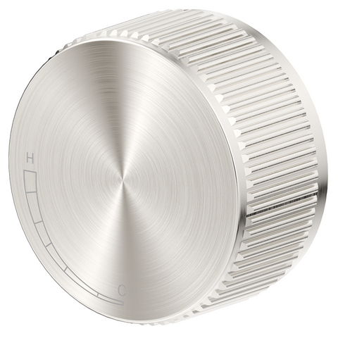 Bella Vista Mica Fluted Progressive Shower Mixer Brushed Nickel SHM-6-PROG-BN